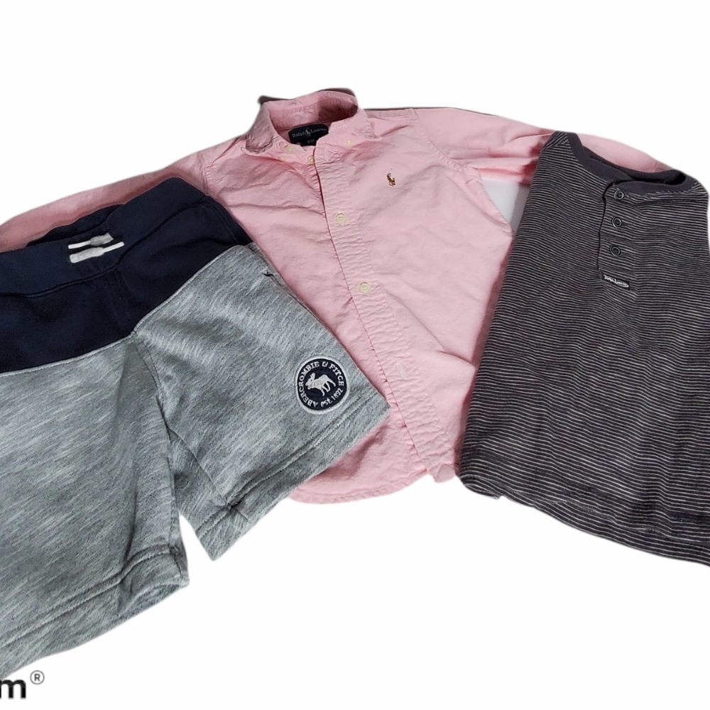Bundle x 3. P.olo fRalph Lauren & Abercrombie.  Size 3 T